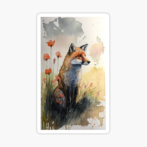 Item preview, Country Fox at Spring 08 designed and sold by artgoldenvalley.