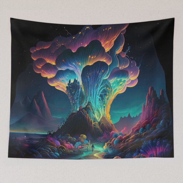 Artikelvorschau, Mesmerizing Psychedelic World entworfen und verkauft von SeedDesign.