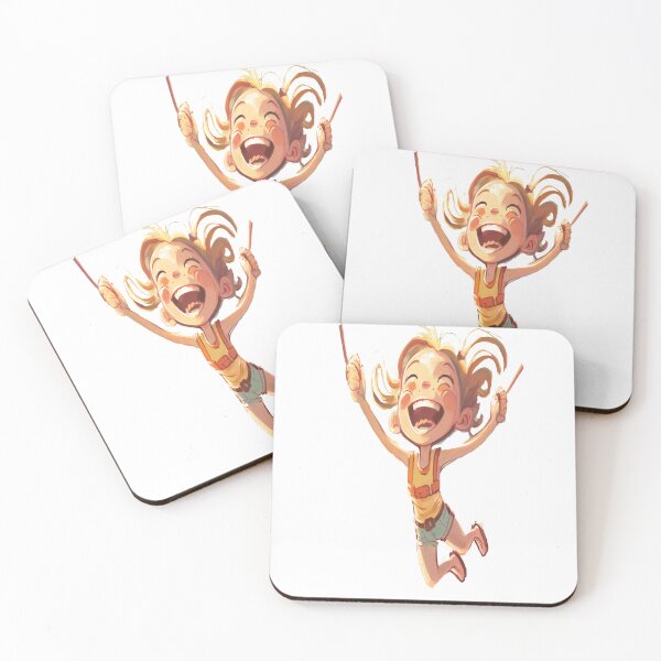 Item preview, Tarzan Girl Swinging on Ropes from Branch to Branch and Feeling Happy designed and sold by zzibel.