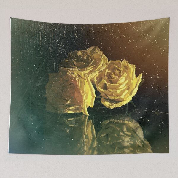 Item preview, Yellow Vintage Roses designed and sold by Rocky Mountain Artistry.