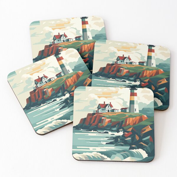 Item preview, New England lighthouse scene designed and sold by Cydermann.