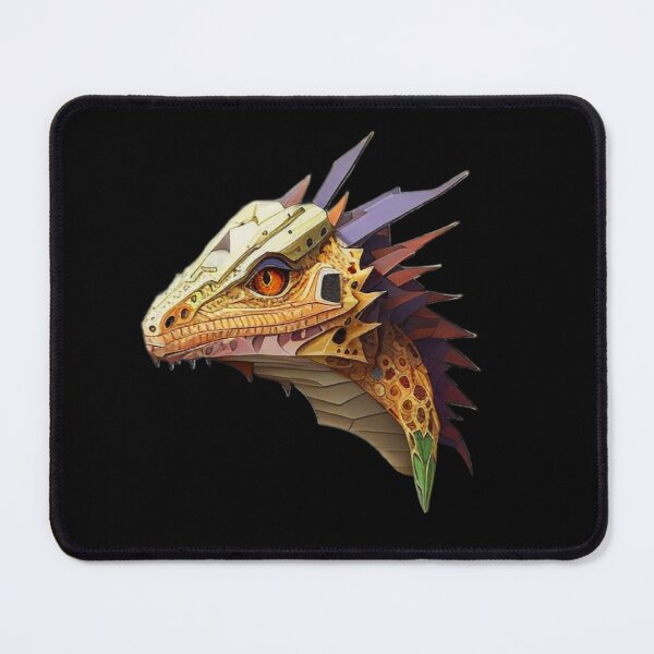 Item preview, The Dragon Face Poligonal designed and sold by helrisoniart182.
