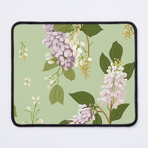 Item preview, Lilac Garden: A Vibrant Array of Lilac Bush Branches and Leaves designed and sold by EmeraldeaArt.