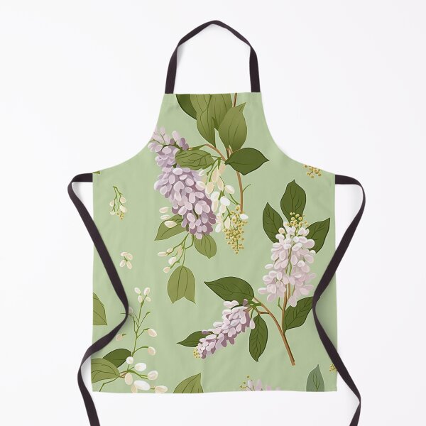 Item preview, Lilac Garden: A Vibrant Array of Lilac Bush Branches and Leaves designed and sold by EmeraldeaArt.