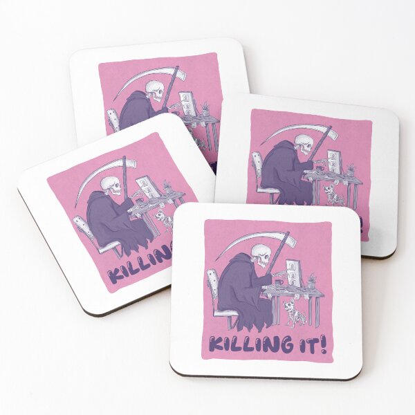 Item preview, Killing it! Grim reaper working from home designed and sold by Jess.a.creates.