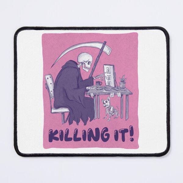 Item preview, Killing it! Grim reaper working from home designed and sold by Jess.a.creates.