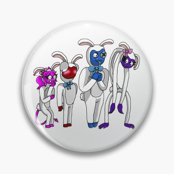 Item preview, Rainbow Friends Bunnies (Easter 2023) designed and sold by DarkDragonDeception - Claudia.
