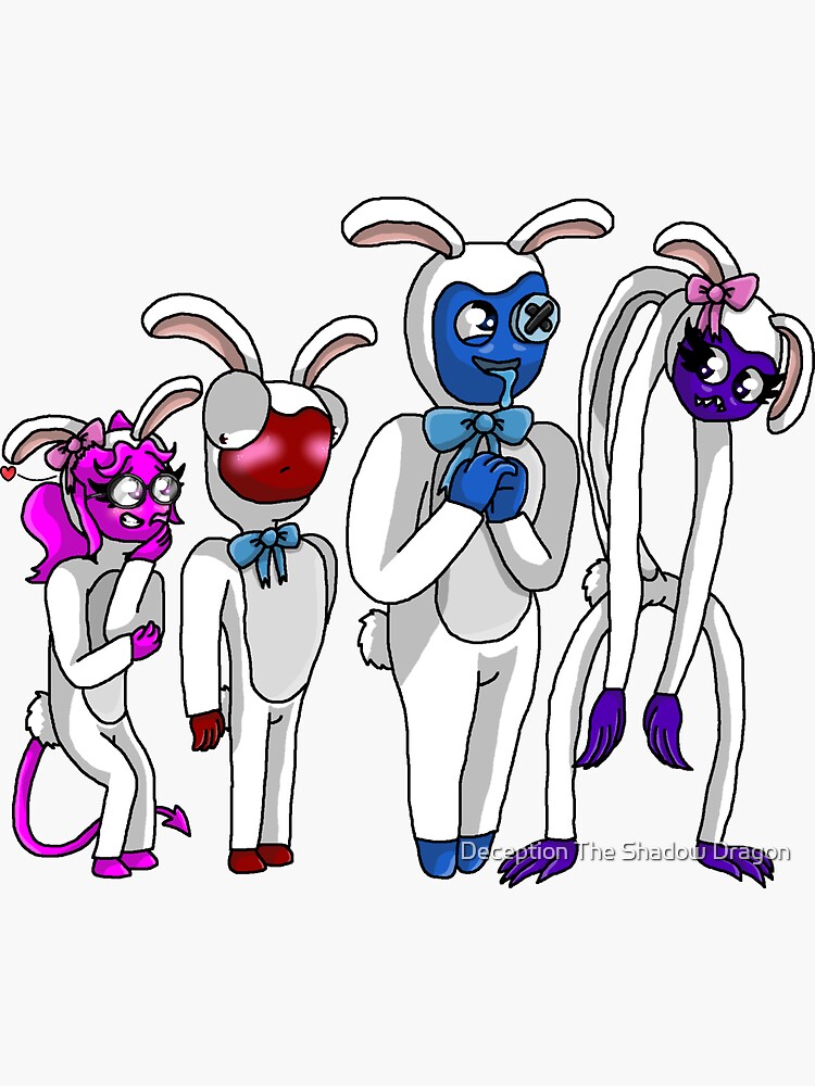 Red & His Triplets Father's Day (Rainbow Friends) Sticker for Sale by  Deception The Shadow Dragon