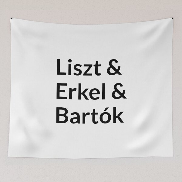 Item preview, Hungarian composers - Liszt Erkel Bartok designed and sold by Inspirationmotivation.