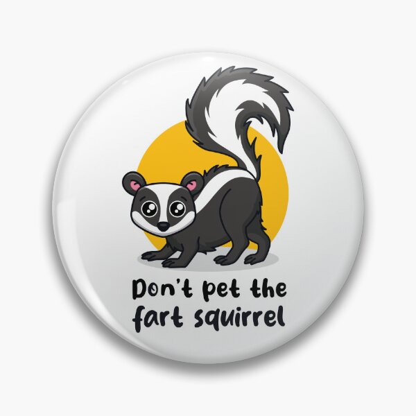 Item preview, Do not pet the fart squirrel skunk (on light colors) designed and sold by messy-nessie.