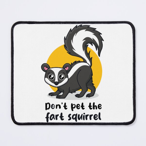Item preview, Do not pet the fart squirrel skunk (on light colors) designed and sold by messy-nessie.