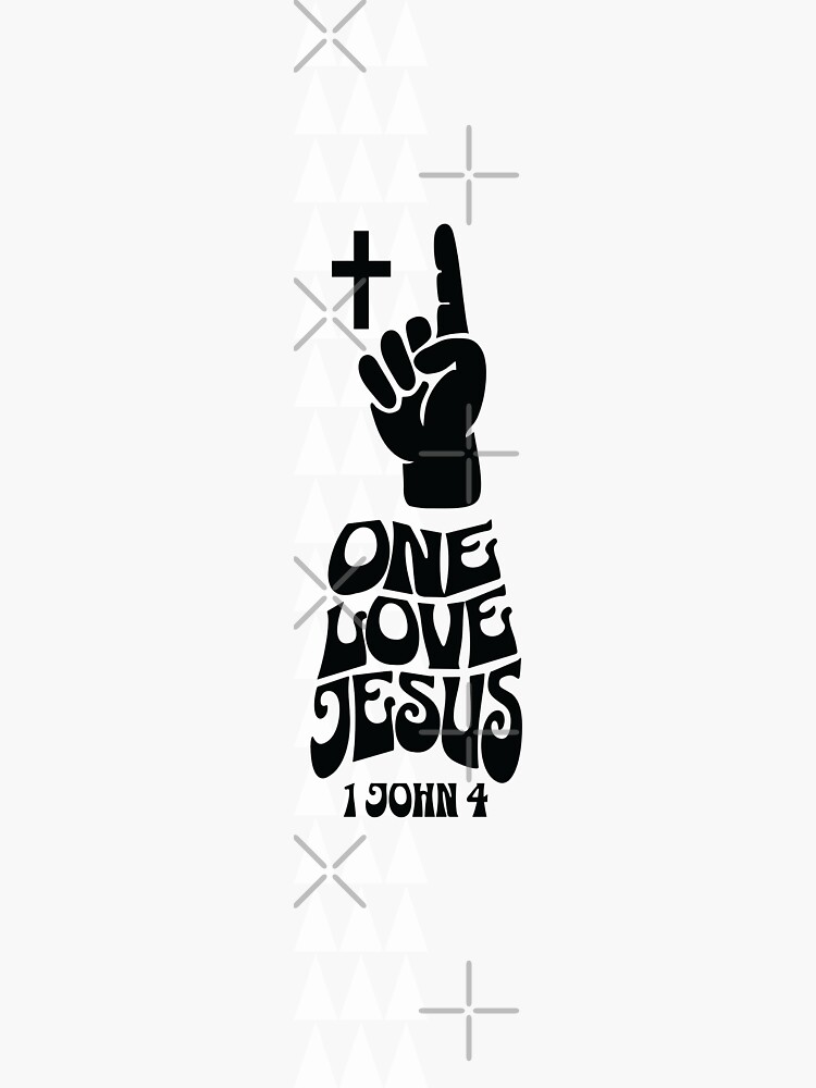 "Easter 2023 Jesus Revolution One Love Jesus" Sticker for Sale by miyagifactory Redbubble