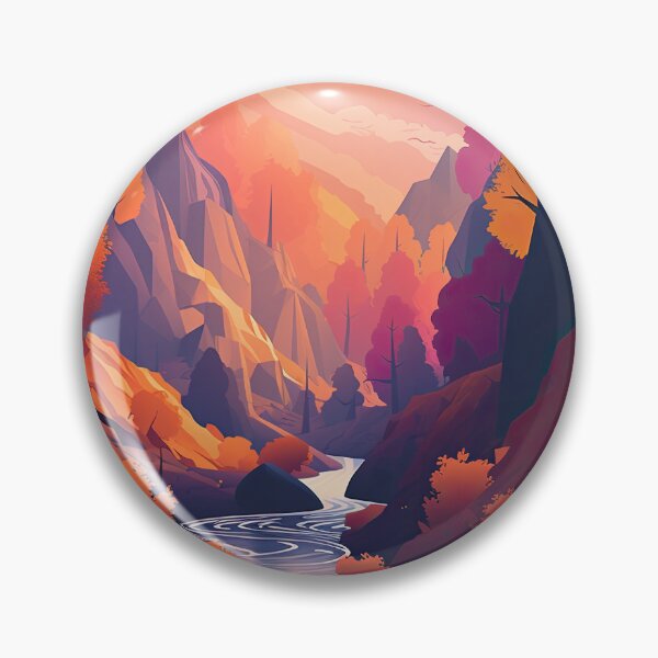 Item preview, River running through a canyon designed and sold by Cydermann.