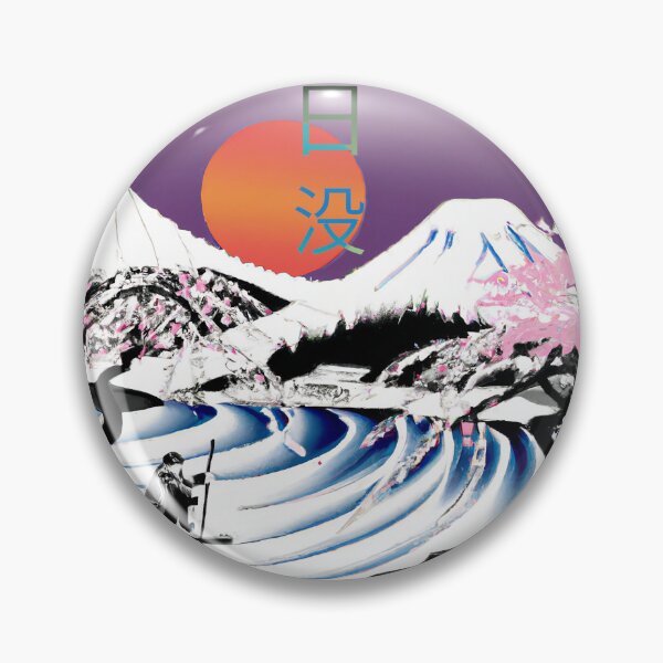 Artikelvorschau, "Sonnenuntergang" Ukiyo-e-Design entworfen und verkauft von Patryk Wiatrowski.