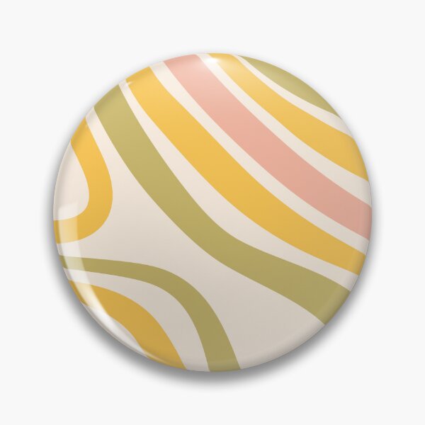 Item preview, Sixties Swirly Stripes in Pink, Yellow and Green designed and sold by MadfishDesigns.