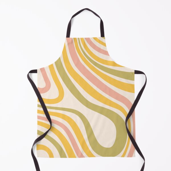 Item preview, Sixties Swirly Stripes in Pink, Yellow and Green designed and sold by MadfishDesigns.