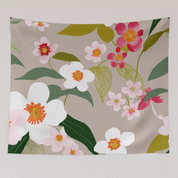 Item preview, Unique Spring Floral Pattern designed and sold by Burnout (⌣_⌣).