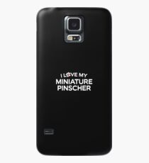I Love My Miniature Pinscher Case/Skin for Samsung Galaxy