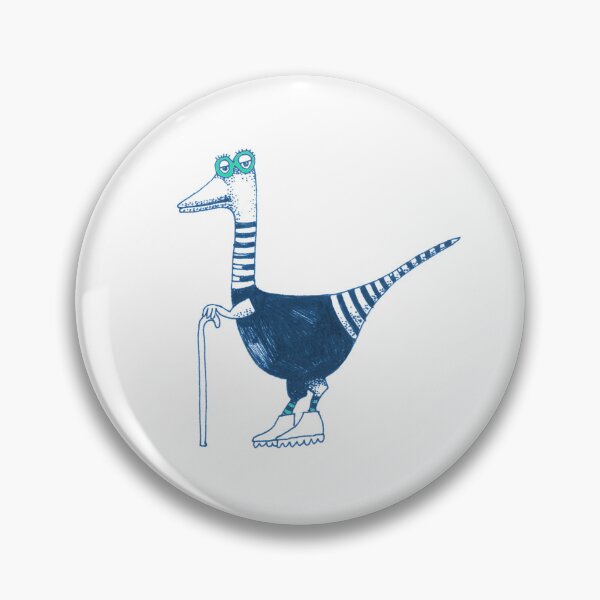Item preview, Bird or maybe dinosaur wearing glasses designed and sold by KJMilner.