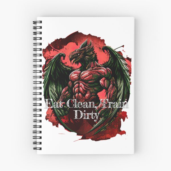 Item preview, Eat Clean, Train DirtyDesignBodybuilding Fitness Gym Workout Exercise Merch Print Design designed and sold by tengamerx.
