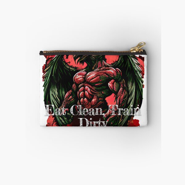 Item preview, Eat Clean, Train DirtyDesignBodybuilding Fitness Gym Workout Exercise Merch Print Design designed and sold by tengamerx.