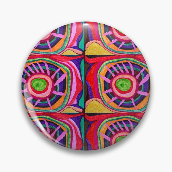 Item preview, Unique Bright Colourful Viking Shield with Swirling Background designed and sold by PodmenikArt.