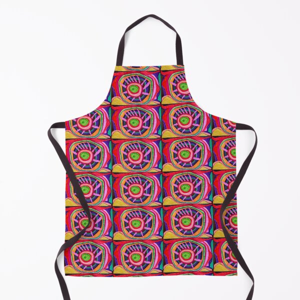 Item preview, Unique Bright Colourful Viking Shield with Swirling Background designed and sold by PodmenikArt.