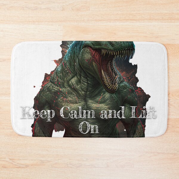 Item preview, Keep Calm and Lift OnDesignBodybuilding Fitness Gym Workout Exercise Merch Print Design designed and sold by tengamerx.