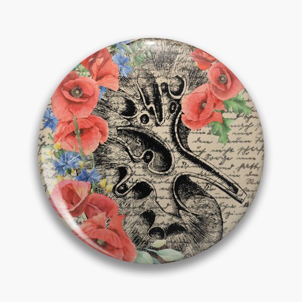 Item preview, Blooming kidney with flowers  designed and sold by Preslava Genova.