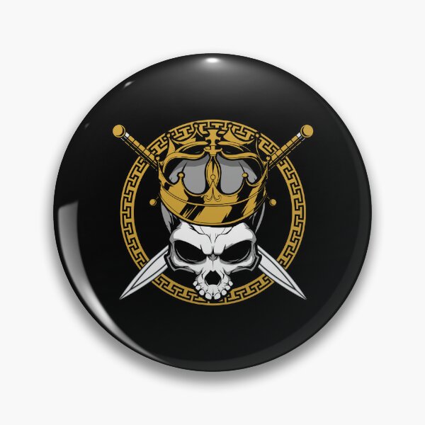 Item preview, Skull with Crown and Pierce Swords designed and sold by Froyd Wess.