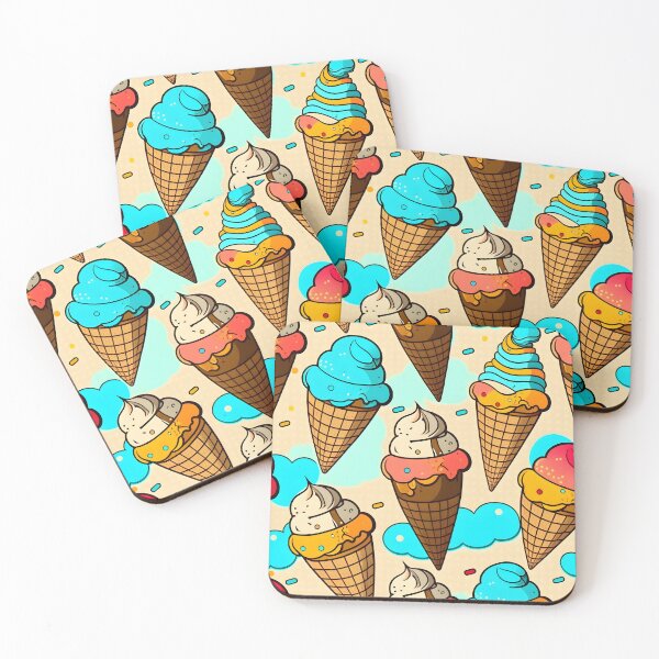 Artikelvorschau, Ice Cream Pattern entworfen und verkauft von DigiLuxe.