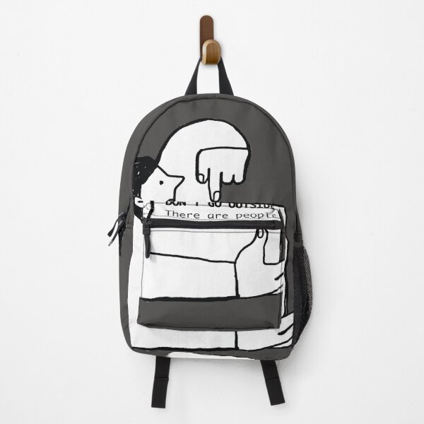 Item preview, Don't go outside There are people out there designed and sold by stripedcarpet.