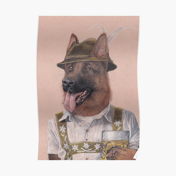 German Shepherd Poster