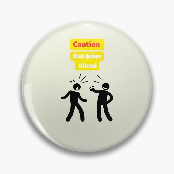 Item preview, Caution Dad Jokes Ahead designed and sold by Paintandgo.