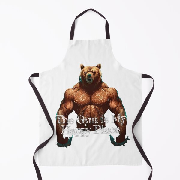 Item preview, The Gym is My Happy PlaceDesignBodybuilding Fitness Gym Workout Exercise Merch Print Design designed and sold by tengamerx.