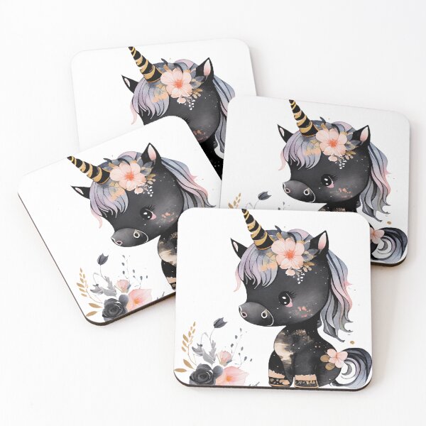 Item preview, Black unicorn 1 designed and sold by MomoDesigners.