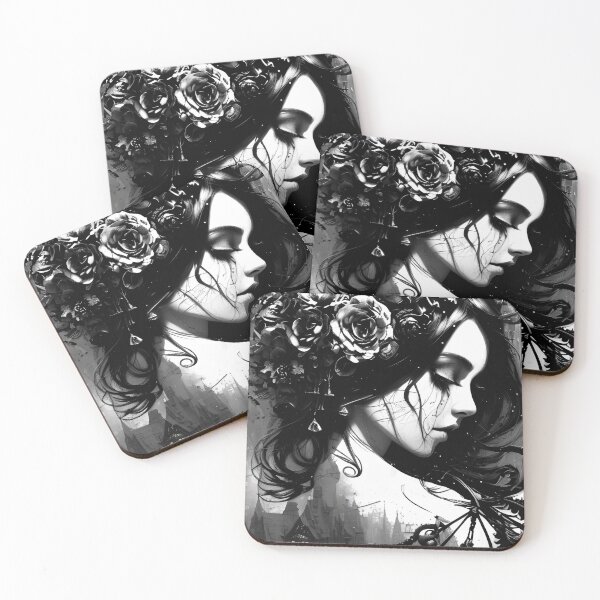 Item preview, Gothic Girl Portrait No.1 designed and sold by Artistic Fusion Lab.