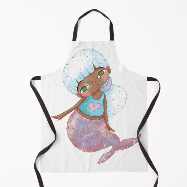 Item preview, mermaid white background march 2023 designed and sold by fanny offre.