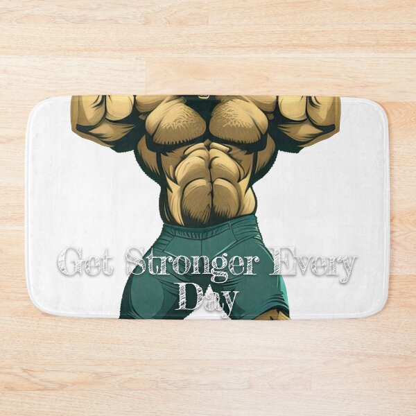 Item preview, Get Stronger Every DayDesignBodybuilding Fitness Gym Workout Exercise Merch Print Design designed and sold by tengamerx.