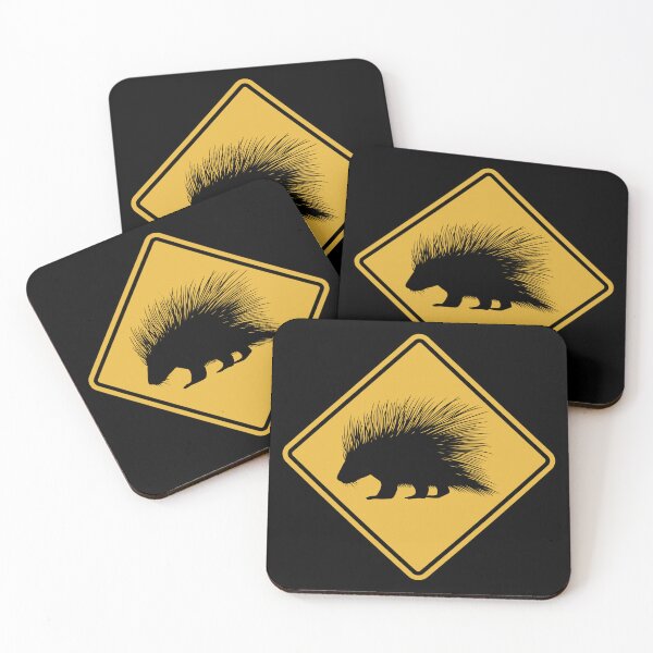 Item preview, Porcupine Rodent Road Sign designed and sold by GEEK-FACTORY-EU.