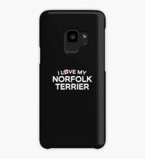 I Love My Norfolk Terrier Case/Skin for Samsung Galaxy