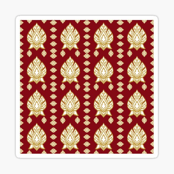 Item preview, Thai ikat seamless pattern textile geometric seam less pattern designed and sold by Apkdesigner.