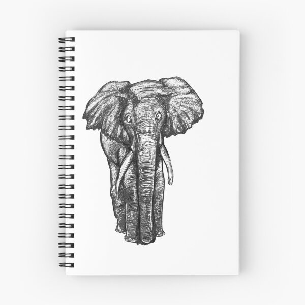 Item preview, Black and white Elephant  designed and sold by CraftyPrincess.