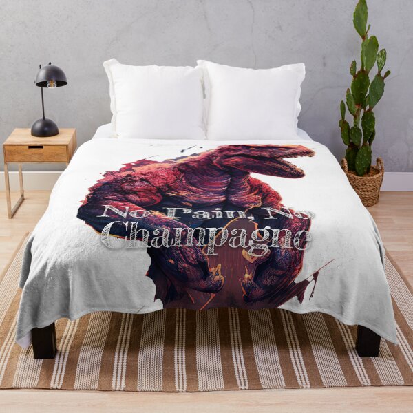 Item preview, No Pain, No ChampagneDesignBodybuilding Fitness Gym Workout Exercise Merch Print Design designed and sold by tengamerx.