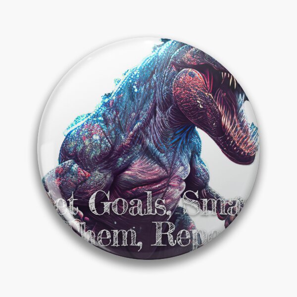 Item preview, Set Goals, Smash Them, RepeatDesignBodybuilding Fitness Gym Workout Exercise Merch Print Design designed and sold by tengamerx.