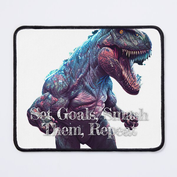 Item preview, Set Goals, Smash Them, RepeatDesignBodybuilding Fitness Gym Workout Exercise Merch Print Design designed and sold by tengamerx.