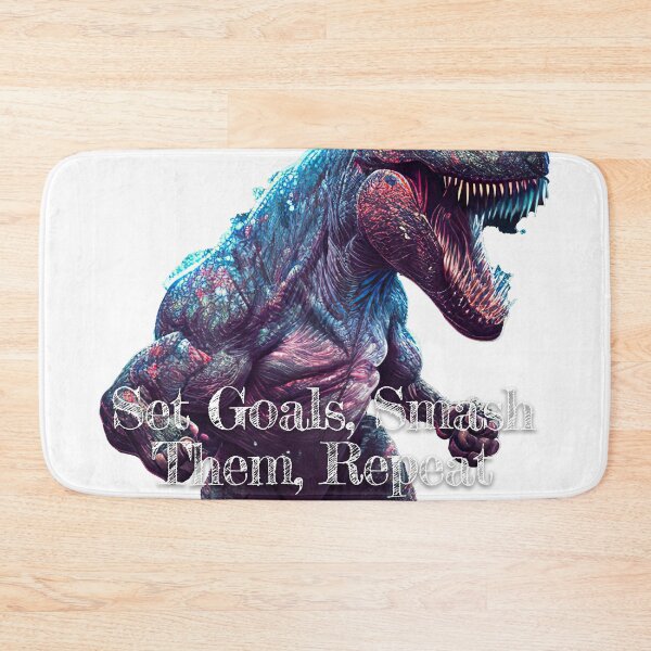 Item preview, Set Goals, Smash Them, RepeatDesignBodybuilding Fitness Gym Workout Exercise Merch Print Design designed and sold by tengamerx.