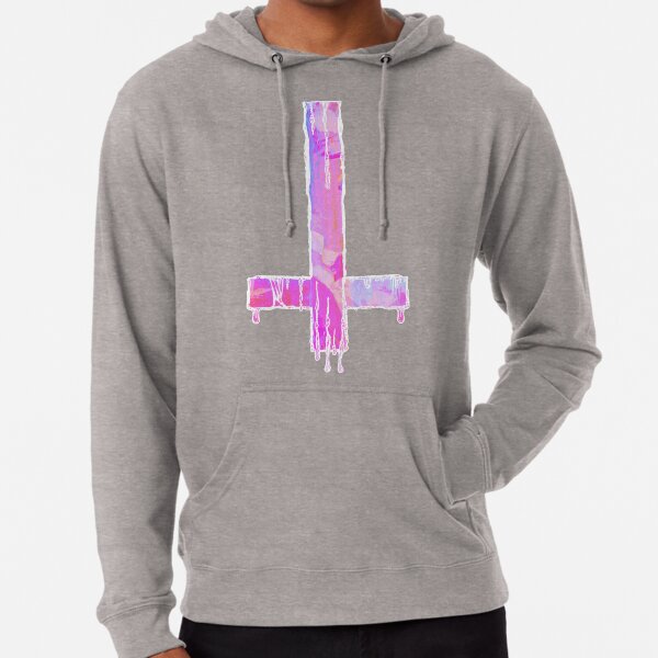 inverted cross moletom com capuz