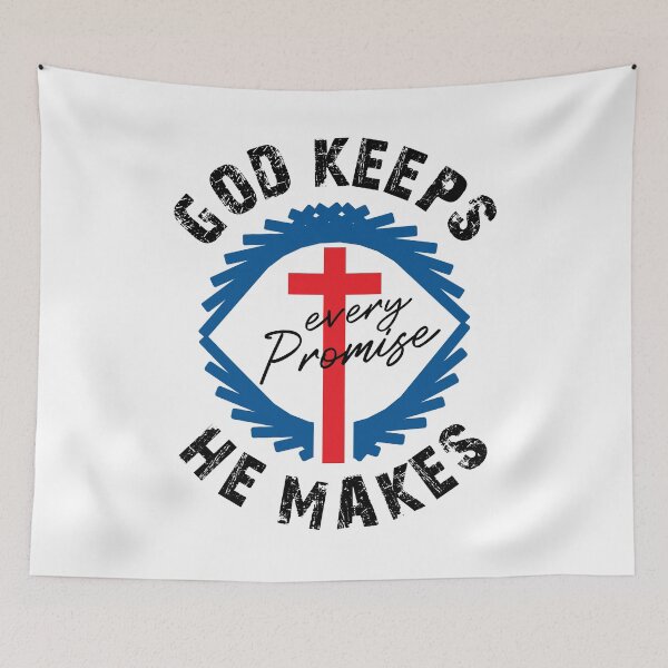 Item preview, God Keeps every promise T shirt, sticker, logo designed and sold by Billium Halder.