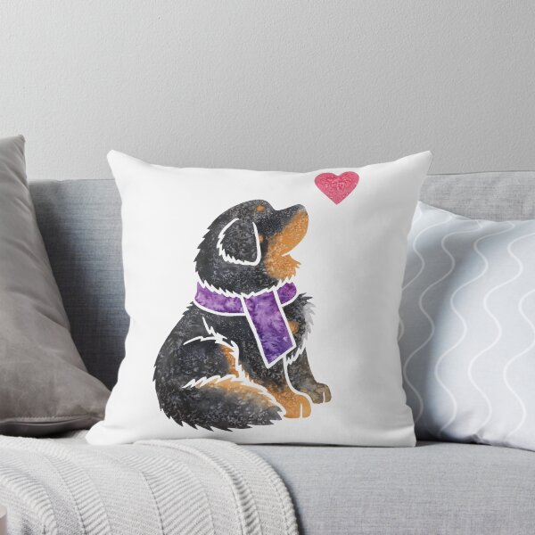 Item preview, Watercolour Tibetan Mastiff designed and sold by animalartbyjess.